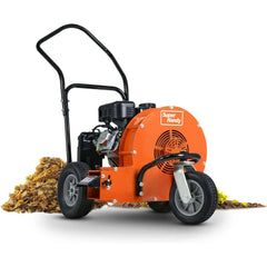 Walk Behind Leaf Blower, Wheeled Manual-Propelled, 7HP 212cc, 4 Stroke, Wind Force of 200 MPH / 2000 CFM at 3600RPM