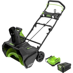 80V (75+ Compatible Tools) 20” Brushless Cordless Snow Blower, 2.0Ah Battery and Charger Included