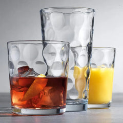 Glassware18 Piece Mixed Drinkware. Set of 6 Glass Tumblers 17 oz., Set of 6 Rock 13 oz. and Set of 6 Juice 7 oz Glass Cups