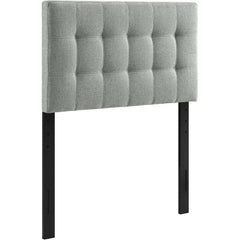 Lily Tufted Linen Fabric Upholstered Twin Headboard in Gray cabeceira de cama box casal  bed headboard  cabecero cama