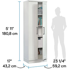 HomePlus Storage Cabinet/ Pantry cabinets, Soft White finish