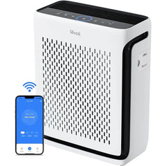 LEVOIT Air Purifiers for Home Large Room Bedroom Up to 1110 Ft² with Air Quality and Light Sensors, Smart WiFi, Washable Filters