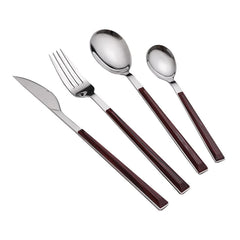 4PCS Marble Handle Tableware Set Stainless Steel Knife Fork and Spoon Set Home Kitchen for Dining Table Western Dinnerware Set