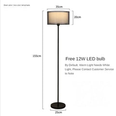 Nordic Floor Lamp Ins Creative Personality Simple Modern Bedroom Bedside Living Room Sofa LED Vertical Led Table Lamp