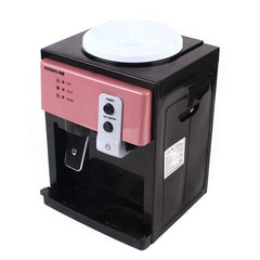 5 Gallon Top Loading Countertop Water Cooler Dispenser Hot&Cold Water Drinking Machine Rose Gold/White for Home