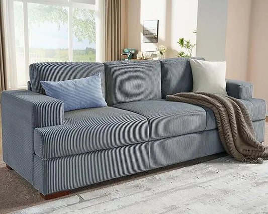 89 Inch Sofa, Comfy Sofa Couch with Extra Deep Seats, Modern Sofa- 3 Seater Sofa, Couch for Living Room Apartment Lounge