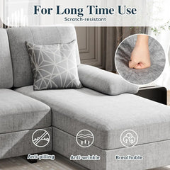 Sectional Couches for Living Room, U Shaped Couches for Living Room, Sectional Sofa with Chaise, Sofa