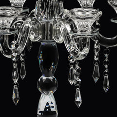 Crystal Candle Holder Candelabra 7-arm Wedding Birthday Party Gift Candlestick