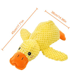 The Mellow Dog Calming Duck Stuffed Duck Dog Toy Dog Stuffed Animals Chew Toy Wild Goose Chew Toy for Dogs Teeth Cleaning