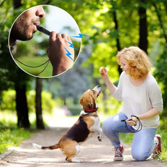 Dog Whistle Training Portable Dog Whistle to Stop Dog Attack Dog Training Supplies for Walking Traveling Camping Hunting