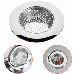 1PCS Kitchen Sink Filter Stainless Steel Mesh Sink Strainer Filter Bathroom Sink Strainer Drain Hole Filter Trap Waste Screen