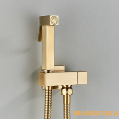 Uythner Bathroom Bidet Faucet Brass Tap Washer Mixer Single Cold Water Shower Sprayer Head Tap Toilet Faucets Toilet Handle Jet