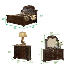 Roma Luxury style  Bedroom Set Vintage elegance