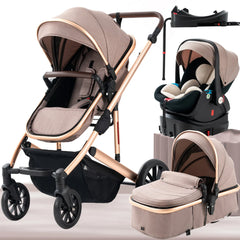 Baby Stroller Combo Car Seat Travel System Wagon Stroller Free Shipping Pram Portable  baby Carriage Bassinet Pram