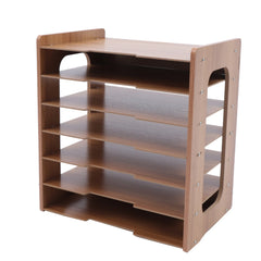 Adjustable File Document Holder Office Desktop Organizer Stable Storage Rack File Organizer