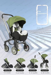 Baby Stroller Safety Car Seat Cart Carriage Lightweight Multi-functional Travel System Baby Pushchair Baby Carriage