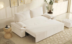 Sofa Bed, 70.1-Inch, 3-in-1 Convertible Queen Sleeper Sofas, Comfortable Pull-Out Futon, Modern Velvet, Sofa Sleeper