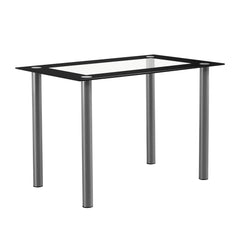 Glass Dinner Table For Living Room Simple Coffee Table For 4 People Tempered Glass Small Modern Coffee Table Simple Assembled