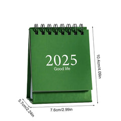 2025 Mini simple small desk calendar Desktop Calendar pocket portable calendar desktop decoration Home Office School Supplies