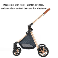 Luxury Portable Travel Pram 3 in 1Baby Stroller High Landscape Baby Pushchair Baby Travel Stroller Newborn Stroller