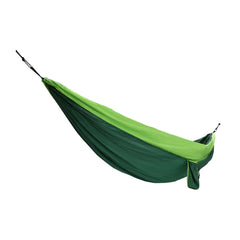 270 * 140cm Lightweight And Portable Outdoor Hammock For Travel, With A Load-Bearing Capacity Of 300kg (Black Green+Light Green)