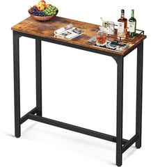 39 inch Bar Table, Bar Height Pub Table, Counter Height Bar Table, Rectangular High Top Kitchen & Dining Counter Tables