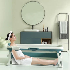 Bath Tub for Adult Portable Ice Tub 52 inch Soaking Bathtub for Adult and Children