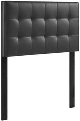 Headboard ,Tufted Faux Leather Upholstered King Headboard in Black ,suitable for A Kid's Bedroom, Guest Room, or College Dorm