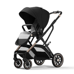 2024 New Arrival High View Portable Baby Stroller Ergonomics Seat Bassinet for Newborn One Hand to Recline Pram