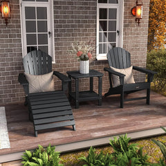 Adirondack Chair | Adult-Size, Weather Resistant for Patio Deck Garden, Backyard & Lawn Furniture | Easy Maintenance