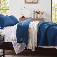 Bedding Set- Embossed, Bedspreads-Lightweight All Season Soft Microfiber Bedspread, Bed Coverlet for All Seasons