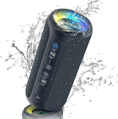 40W Wireless Bluetooth Speaker IPX7 Waterproof Powerful Sound Portable Party Outdoor Speaker with 30H Battery TWS Mode RGB Light