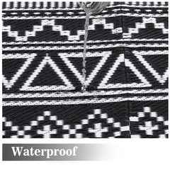 Outdoor Rug 6x9 Patio Waterproof, Plastic Straw Rug Reversible Patio Rugs, Camping Rug Mat Large Boho Portable Outdoor Area Rug