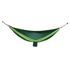 270 * 140cm Lightweight And Portable Outdoor Hammock For Travel, With A Load-Bearing Capacity Of 300kg (Black Green+Light Green)