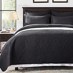 Bedding Set- Embossed, Bedspreads-Lightweight All Season Soft Microfiber Bedspread, Bed Coverlet for All Seasons