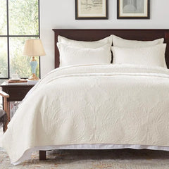 Bedding Set- Embossed, Bedspreads-Lightweight All Season Soft Microfiber Bedspread, Bed Coverlet for All Seasons