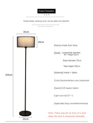 Nordic Floor Lamp Ins Creative Personality Simple Modern Bedroom Bedside Living Room Sofa LED Vertical Led Table Lamp