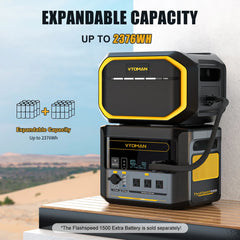 VTOMAN FlashSpeed 1000 Portable Power Station 2000W 828Wh LiFeP04 Battery For Outdoor Camping Tent Travel