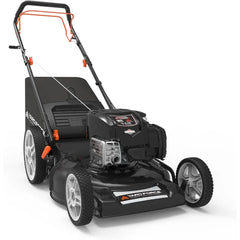 Self Propelled Lawn Mower Briggs & Stratton 150cc Gas Engine 22-inch Steel Deck 3-in-1 Mulch, Bag, Side Discharge,