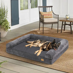 Dog Bed Extra Large Orthopedic Pet Mattress Couch Sleeping Bed Cushion with Removable Washable Cover Soft Sponge Foam