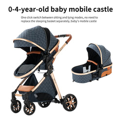 baby stroller 3 in 1 Stroller for baby car lightweight strollers Baby carriage ISOFIX BASE Baby Travel Stroller Newborn Stroller