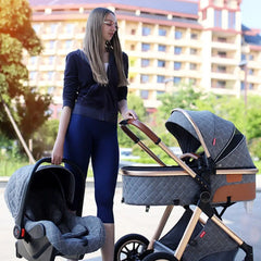 baby stroller 3 in 1 Stroller for baby car lightweight strollers Baby carriage ISOFIX BASE Baby Travel Stroller Newborn Stroller