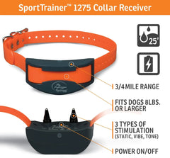 Remote Trainer - Bright, Easy to Read OLED Screen - 3/4 Mile Range - Waterproof, Rechargeable Dog Training Collar with Tone