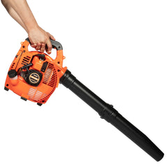 Handheld Leaf Blower 25.4CC 2-Stroke Commercial Gas Powered Grass Lawn Yard Garden Snow Dust Blowing Cleaning Tools 7500Rpm 90dB