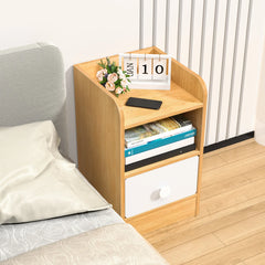 Nightstand Bedroom With Drawers Bedside Sofa Table With Storage Closet Chest Clothes Display Cabinet Furniture Living Room Table