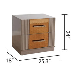 4-5 PCS Bedroom Set Bedroom Furniture Include Luxury King Bed Frame 1 and 2 Nightstand 1 Dresser with Mirror Glamorous Furniture