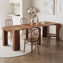 Dining Table for 2-10 People, Large Extendable Dining Room Table for Kitchen Living Room, Rectangle Kitchen Table