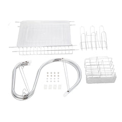 Dish Drying Rack- Space-Saving Dish Rack, Dish Racks for Kitchen Counter, Stainless Steel Kitchen Drying Rack