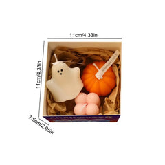 Pumpkin Candles Scented Halloween Party Decoration Candle Cartoon Shape Scented Candles Women Aromatherapy Kitchen Table Decor