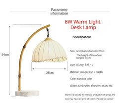 Floor Lamp,Retro Zen Style Chinese Atmosphere Lamp,bBamboo Art Living Room,Sofa,Study Room,Bedside Table Lamp,Homestay